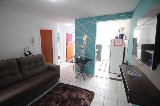 Sala de apartamento à venda com 2 quartos, 48m² em Diamante, Belo Horizonte
