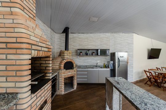 Área comum - Churrasqueira de apartamento à venda com 2 quartos, 54m² em Vila Sao Vicente, São Paulo
