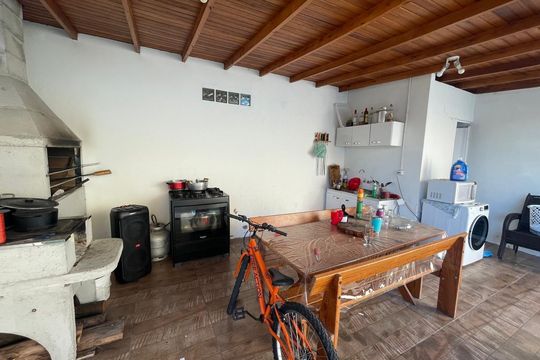 Área de churrasco e Lavanderia de casa à venda com 2 quartos, 92m² em Santo Andre, São Leopoldo