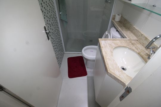 Banheiro 2 de apartamento à venda com 3 quartos, 65m² em Vila Amalia (zona Norte), São Paulo