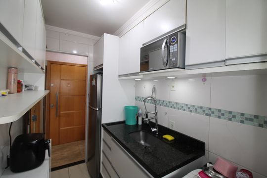 Cozinha de apartamento à venda com 3 quartos, 65m² em Vila Amalia (zona Norte), São Paulo