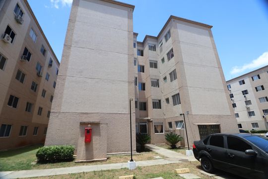 Fachada do bloco de apartamento à venda com 2 quartos, 48m² em Estância Velha, Canoas