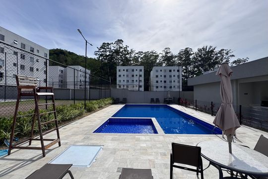 Área comum de apartamento à venda com 2 quartos, 44m² em Vargem Grande, Rio de Janeiro
