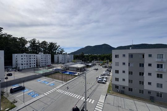 Quarto 1 - Vista de apartamento à venda com 2 quartos, 44m² em Vargem Grande, Rio de Janeiro