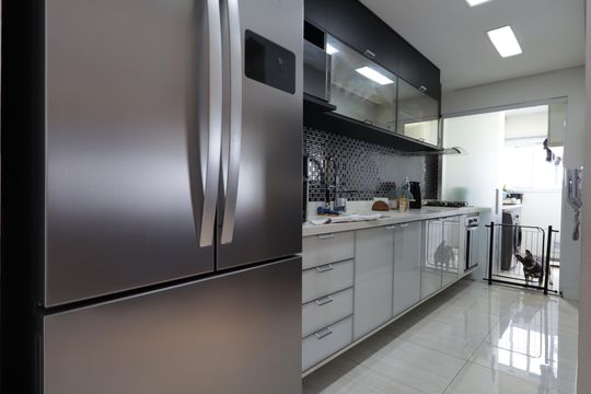 Cozinha de apartamento para alugar com 2 quartos, 96m² em Vila Andrade, São Paulo