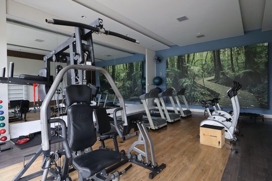 Área comum - Academia de apartamento para alugar com 2 quartos, 96m² em Vila Andrade, São Paulo