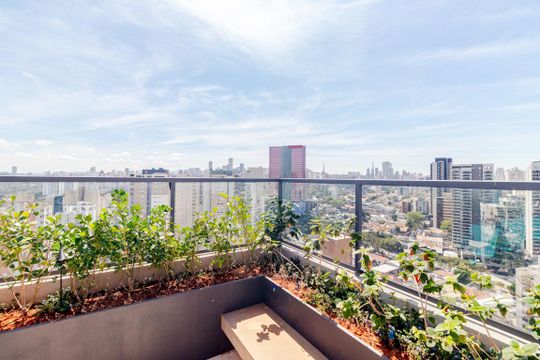 Área comum - Rooftop de apartamento à venda com 1 quarto, 28m² em Pinheiros, São Paulo