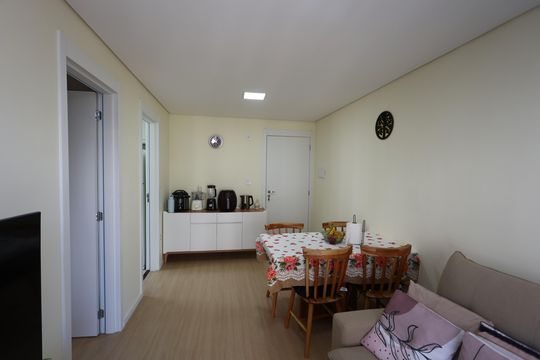 sala  de apartamento à venda com 1 quarto, 41m² em Vila Andrade, São Paulo