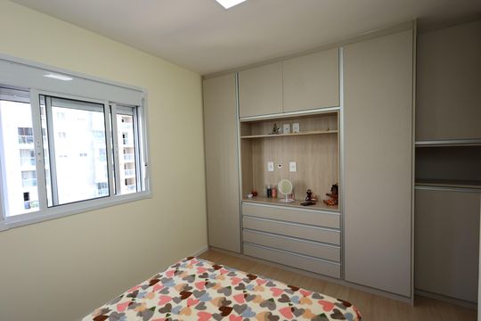 suíte de apartamento à venda com 1 quarto, 41m² em Vila Andrade, São Paulo