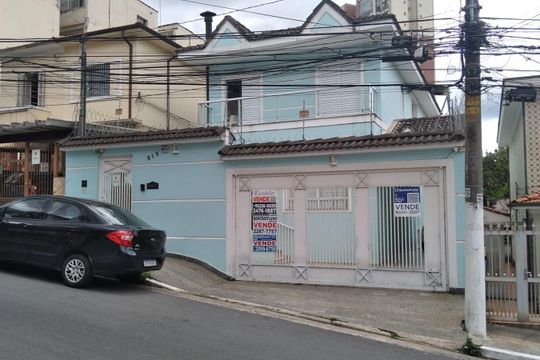 Fachada de casa à venda com 6 quartos, 373m² em Jardim São Paulo, São Paulo