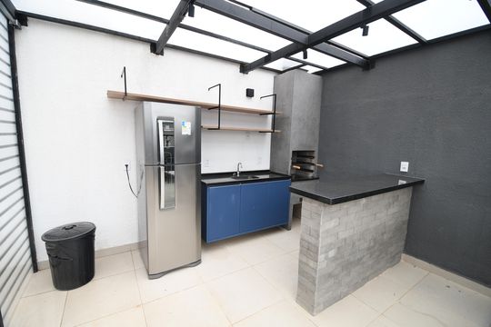 Área comum - Churrasqueira de kitnet/studio à venda com 1 quarto, 32m² em Botafogo, Campinas