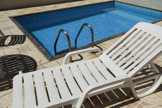 Área comum - Piscina de apartamento para alugar com 3 quartos, 90m² em Caminho das Árvores, Salvador