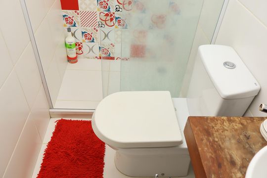 Banheiro Social de apartamento para alugar com 3 quartos, 90m² em Caminho das Árvores, Salvador