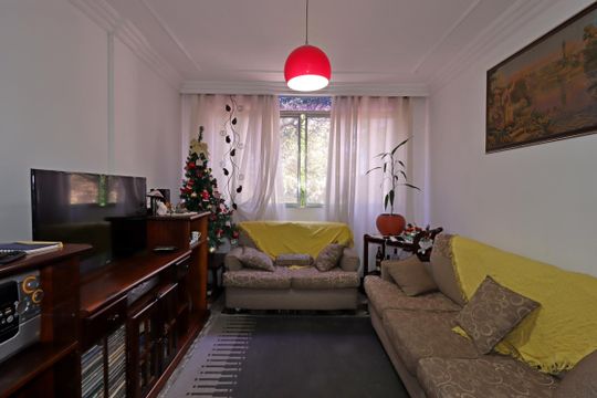 Sala de apartamento à venda com 3 quartos, 100m² em Vila Guiomar, Santo André