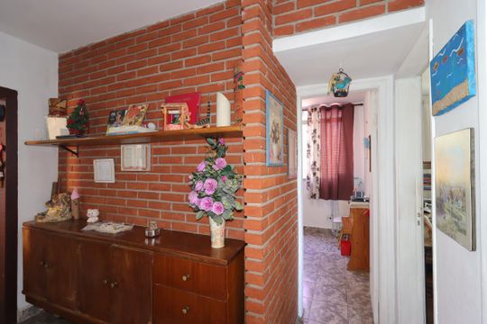 Corredor de apartamento à venda com 3 quartos, 100m² em Vila Guiomar, Santo André