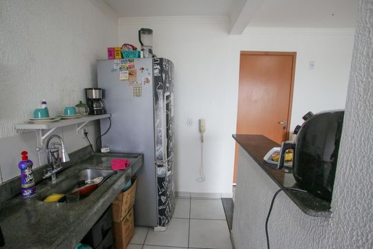 Cozinha de apartamento à venda com 2 quartos, 80m² em Taquara, Rio de Janeiro