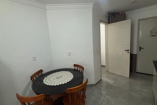 Cozinha de apartamento à venda com 3 quartos, 87m² em Vila Gilda, Santo André