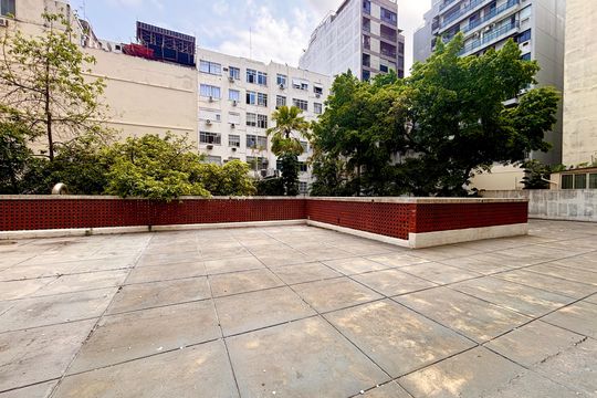 Sala - vista de apartamento à venda com 4 quartos, 156m² em Copacabana, Rio de Janeiro