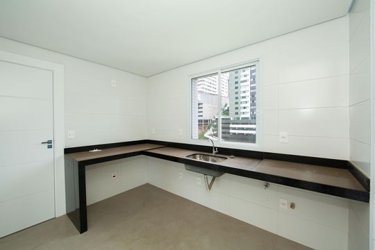 COZINHA de apartamento à venda com 4 quartos, 134m² em Luxemburgo, Belo Horizonte