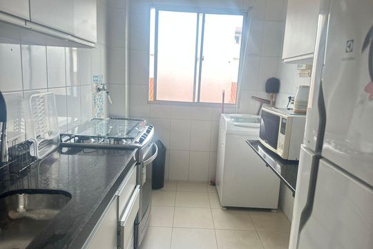 Cozinha de apartamento para alugar com 3 quartos, 110m² em Paquetá, Belo Horizonte