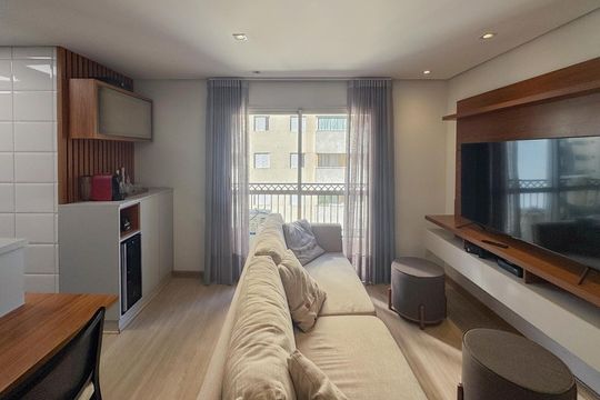 Sala de apartamento à venda com 2 quartos, 80m² em Vila Gomes Cardim, São Paulo