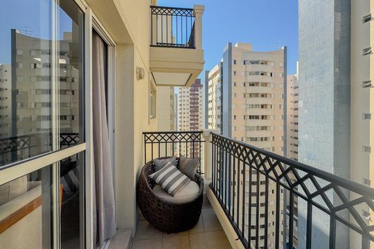 Varanda de apartamento à venda com 2 quartos, 80m² em Vila Gomes Cardim, São Paulo