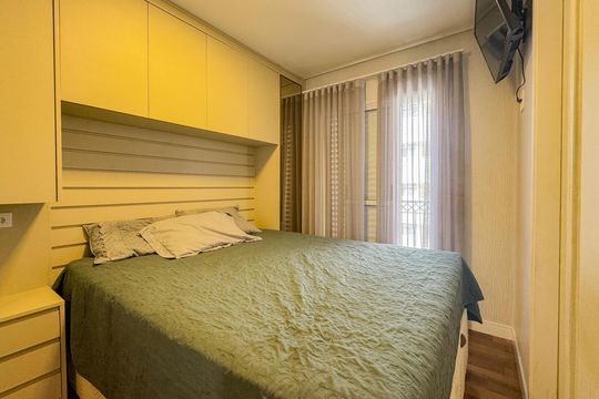 Quarto de apartamento à venda com 2 quartos, 80m² em Vila Gomes Cardim, São Paulo