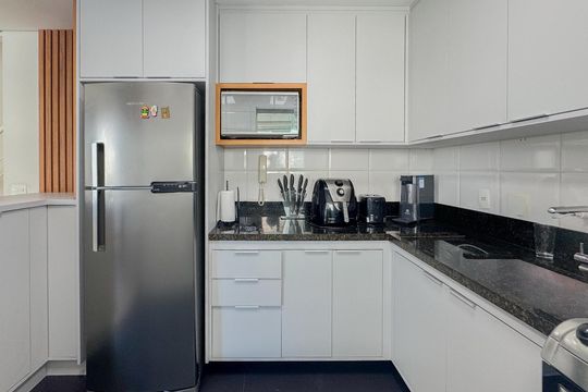 Cozinha de apartamento à venda com 2 quartos, 80m² em Vila Gomes Cardim, São Paulo