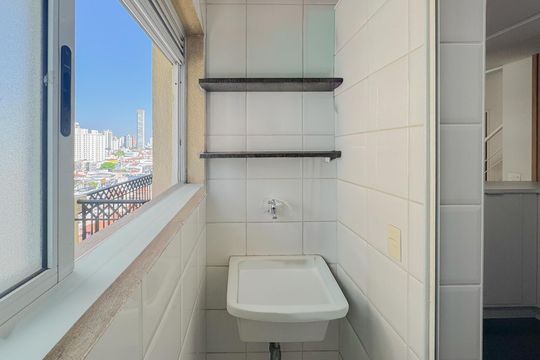 Área de serviço de apartamento à venda com 2 quartos, 80m² em Vila Gomes Cardim, São Paulo