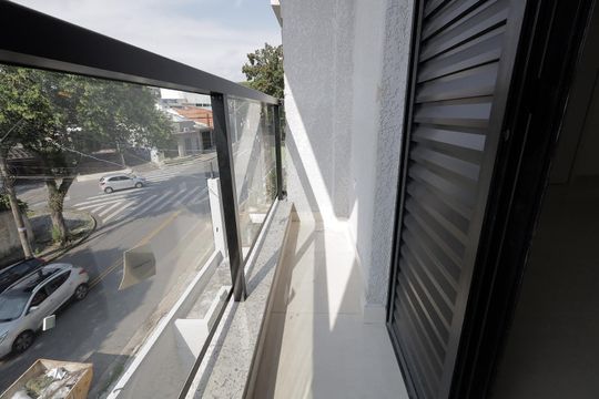 Sacada de apartamento à venda com 2 quartos, 107m² em Parque Novo Oratório, Santo André