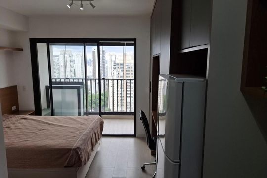 Apartamento para alugar com 1 quarto, 23m² em Santo Amaro, São Paulo