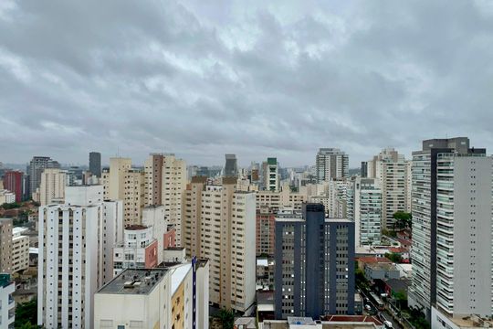 Vista da Sala de apartamento para alugar com 1 quarto, 60m² em Pinheiros, São Paulo