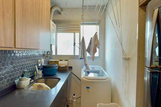 Área de Serviço de apartamento para alugar com 1 quarto, 60m² em Pinheiros, São Paulo
