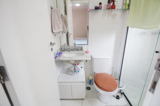 Banheiro 1 Suite de apartamento à venda com 3 quartos, 70m² em Mooca, São Paulo