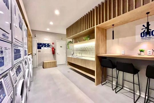 Área comum de kitnet/studio à venda com 1 quarto, 32m² em Vila Santa Catarina, São Paulo