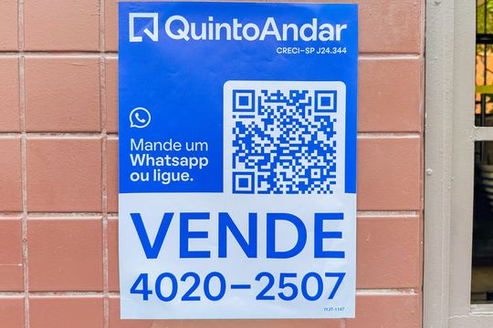 Plaquinha de apartamento à venda com 2 quartos, 28m² em Sé, São Paulo