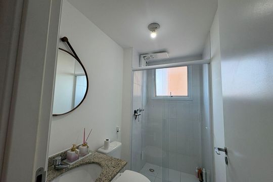 Banheiro de apartamento para alugar com 2 quartos, 52m² em Jd N Sra De Fatima, São Bernardo do Campo