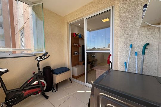 Área de serviço de apartamento para alugar com 2 quartos, 52m² em Jd N Sra De Fatima, São Bernardo do Campo