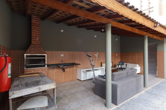 Área comum - Churrasqueira de apartamento à venda com 2 quartos, 56m² em Vila Andrade, São Paulo