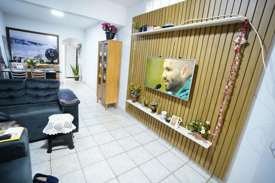 Sala de casa de condomínio para alugar com 3 quartos, 185m² em Anhangüera, Goiânia
