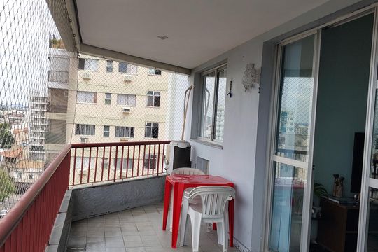 Varanda de apartamento à venda com 3 quartos, 78m² em Méier, Rio de Janeiro