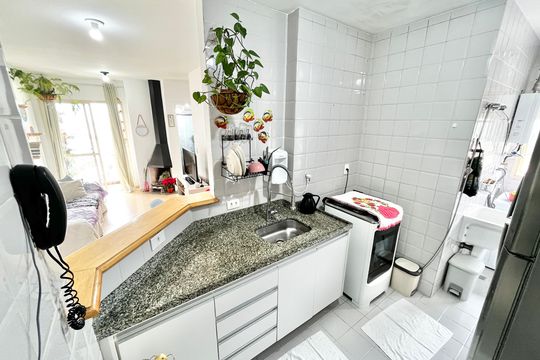 Cozinha de apartamento à venda com 2 quartos, 50m² em Parque Mandaqui, São Paulo