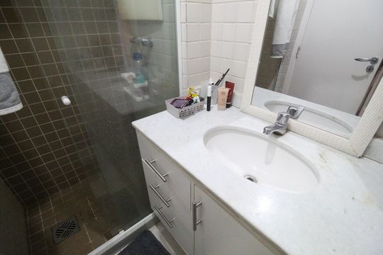 Banheiro da suíte de apartamento à venda com 3 quartos, 78m² em Pechincha, Rio de Janeiro