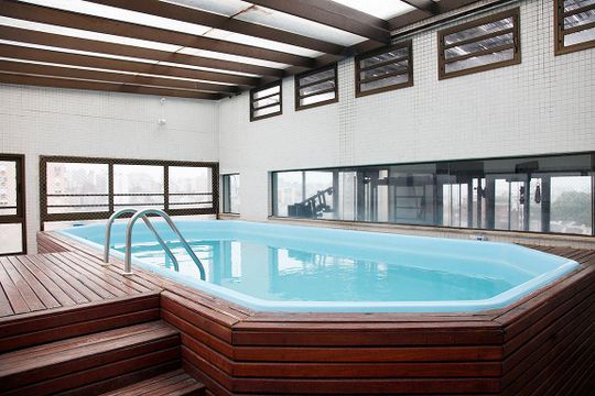 Área Comum - Piscina de apartamento para alugar com 3 quartos, 80m² em Santana, Porto Alegre