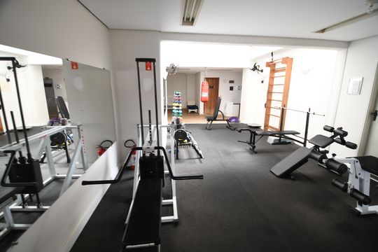Área comum - Academia de apartamento à venda com 2 quartos, 86m² em Vila Rossi, Campinas