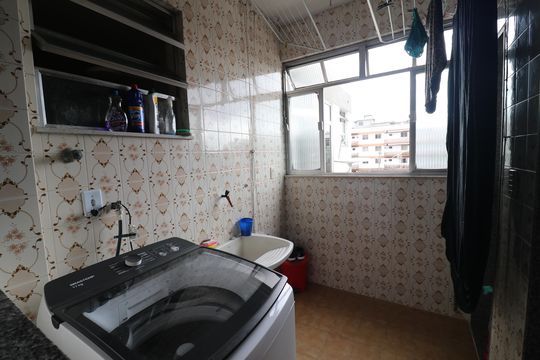 Área de Serviço de apartamento à venda com 3 quartos, 98m² em Tauá, Rio de Janeiro
