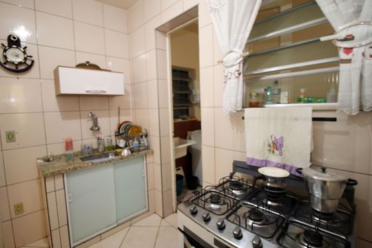 Cozinha de apartamento à venda com 3 quartos, 90m² em Irajá, Rio de Janeiro