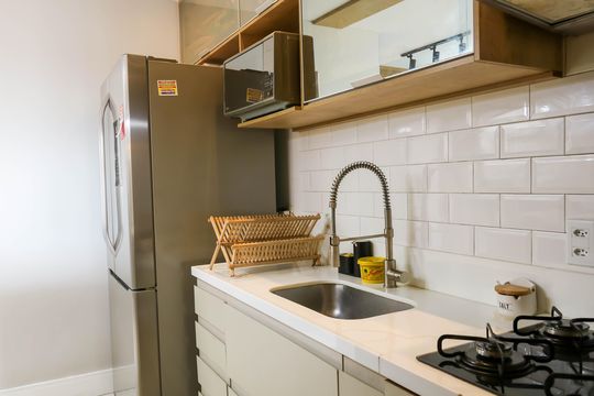 Cozinha de apartamento à venda com 3 quartos, 125m² em Todos Os Santos, Rio de Janeiro