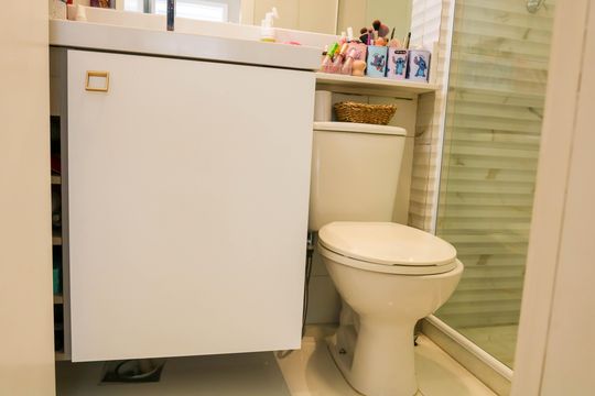 Banheiro do Quarto Suite 2 - Cobertura de apartamento à venda com 3 quartos, 125m² em Todos Os Santos, Rio de Janeiro