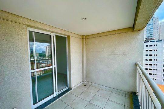 Varanda da Sala de apartamento para alugar com 2 quartos, 62m² em Vila Augusta, Guarulhos